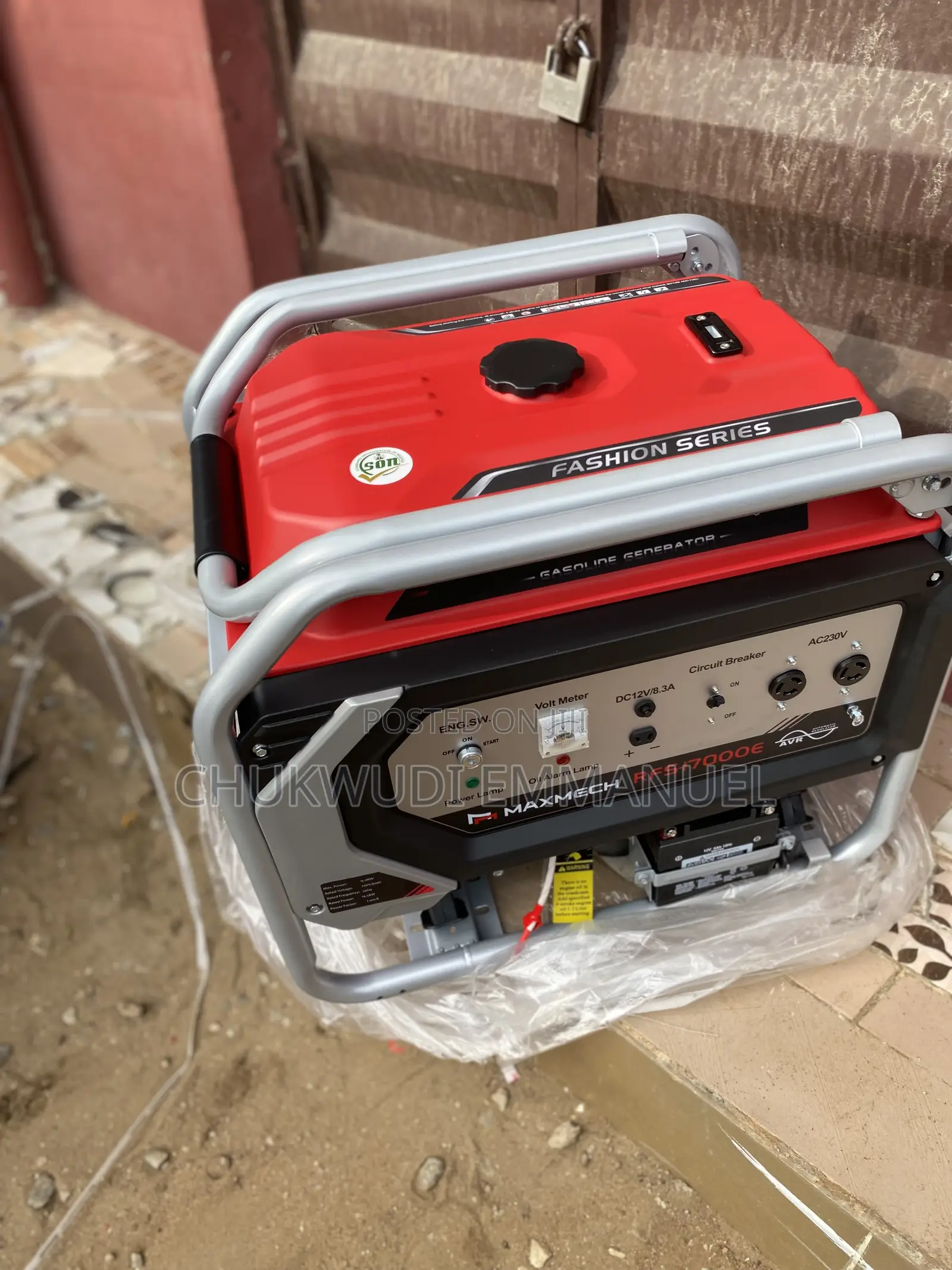 Original 15kva Maxmech Generator for Home and Business Use