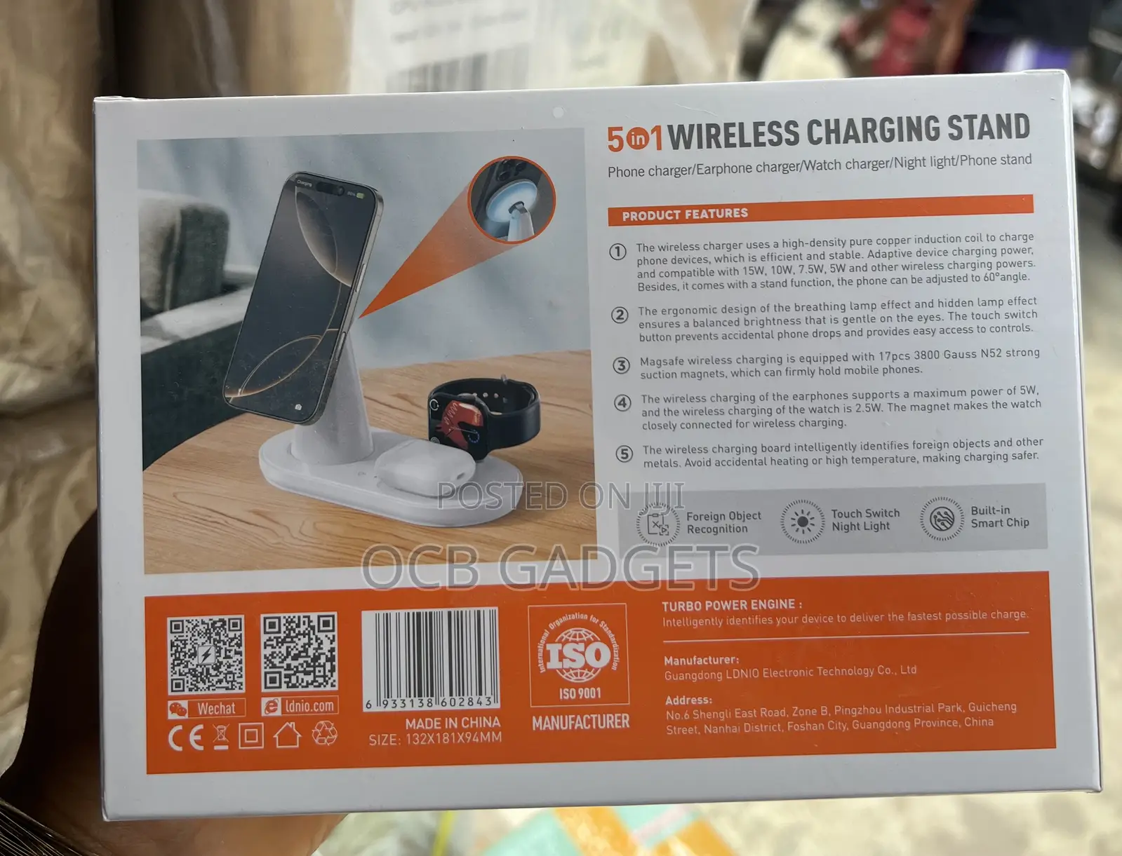 Ldnio 5 in 1 Wireless Charging Stand