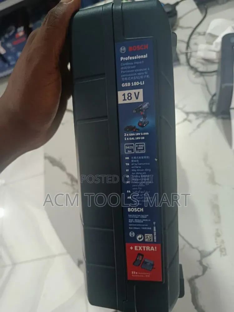Bosch GSB 180-Li Professional Cordless Impact Drill Driver – 18v