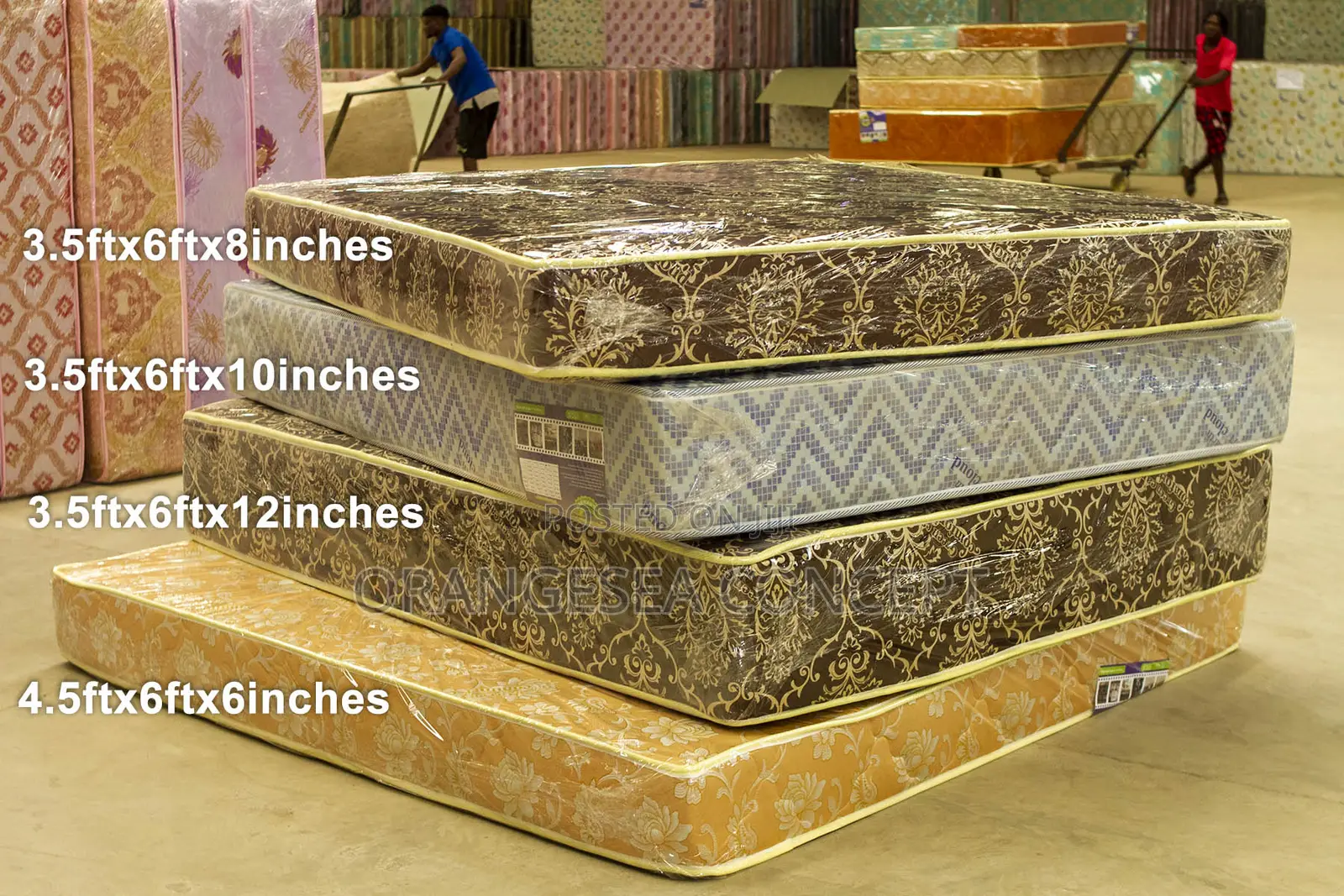 3.5x6x (6 8 10 12) Semi Orthopaedic Mattress