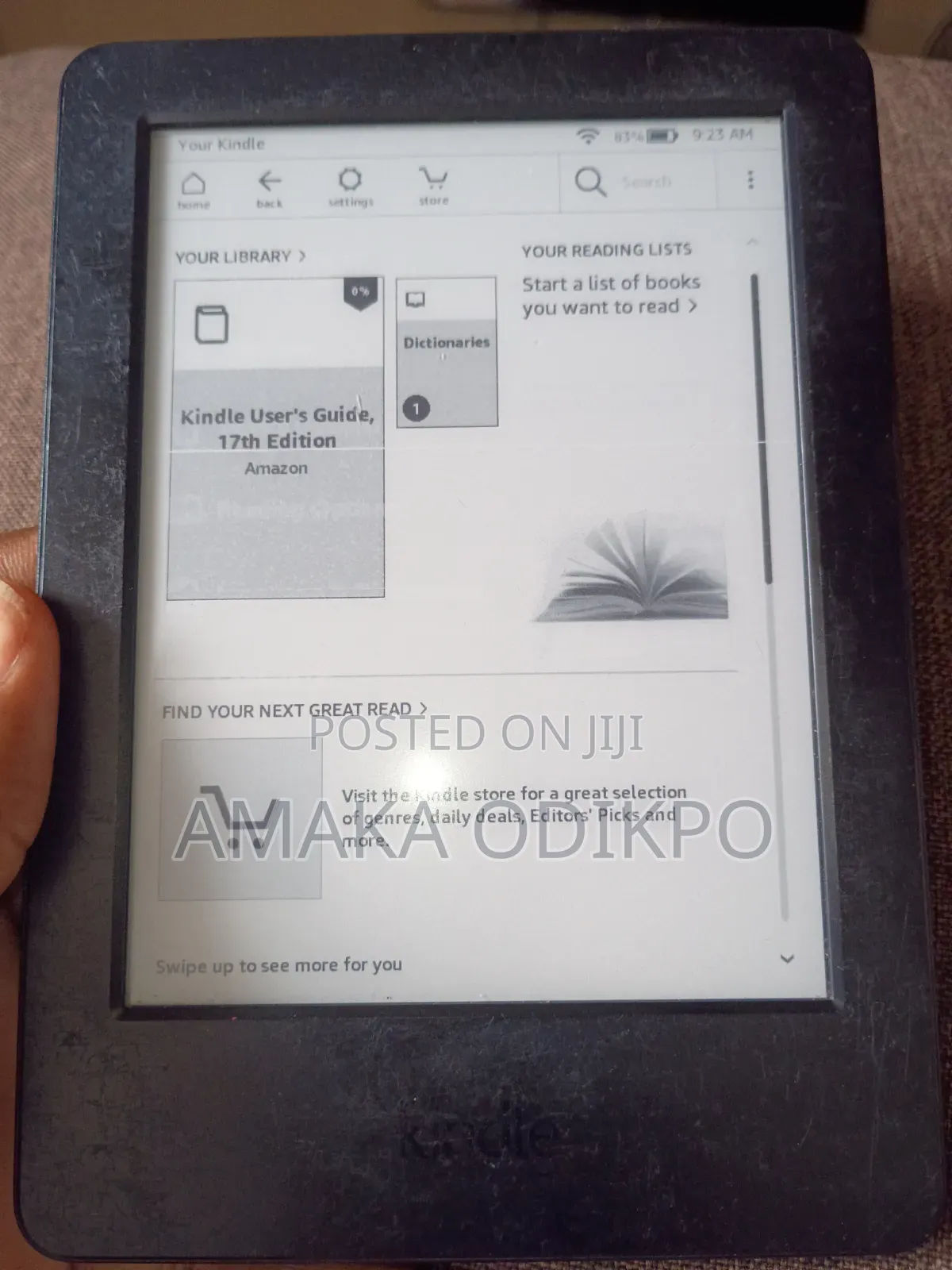 Amazon Kindle Oasis 4 GB Black
