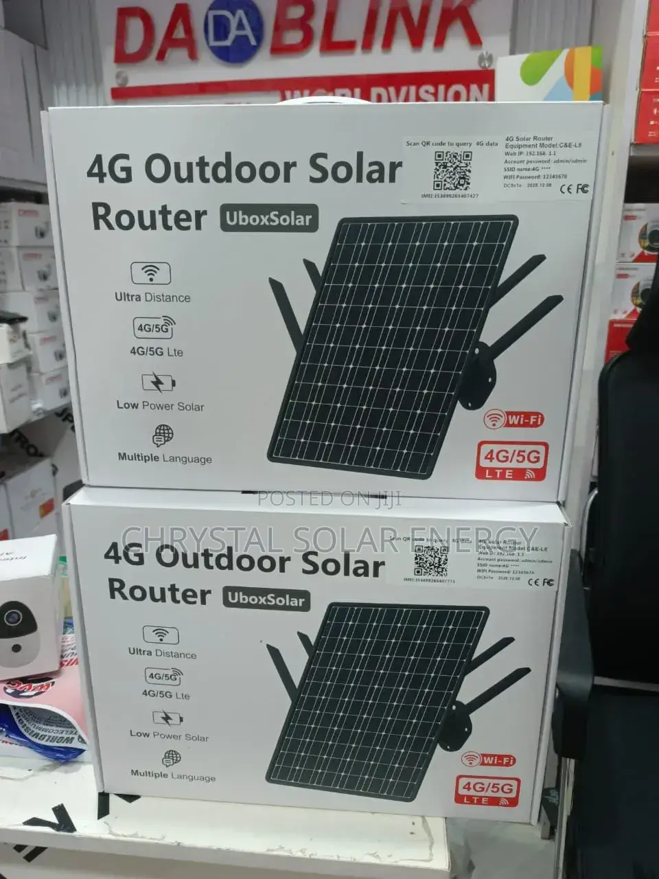 4g/5g Outdoor Ubox Ultra Distance Solar Router
