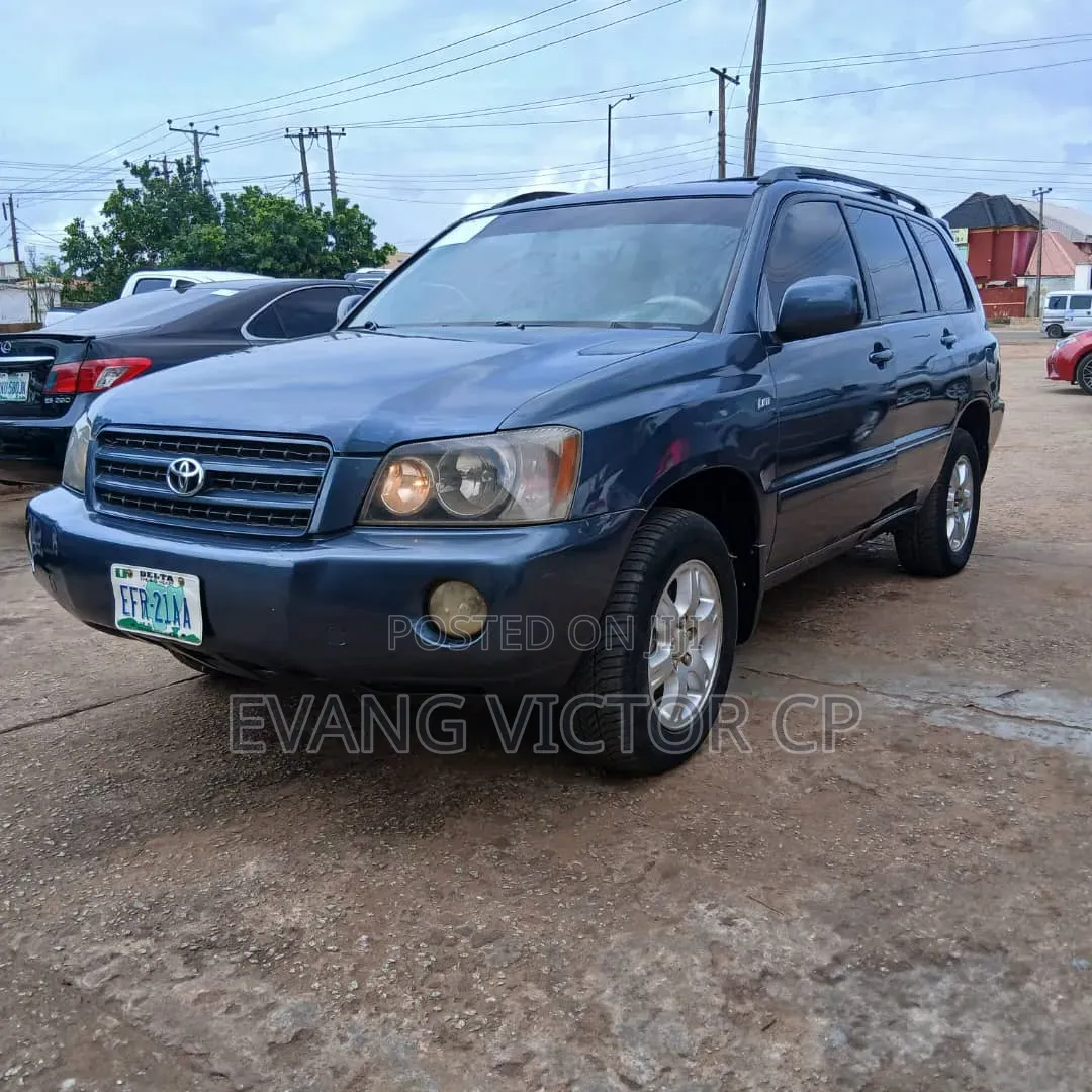Toyota Highlander V6 AWD 2002 Blue