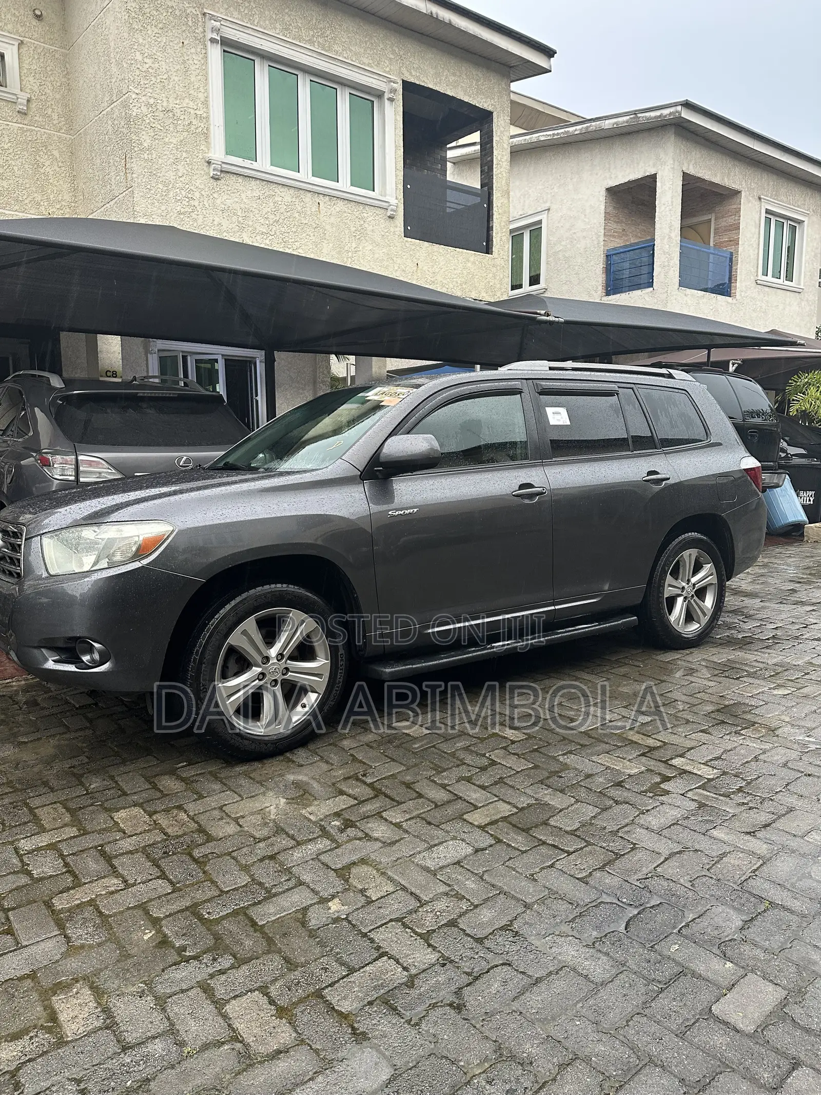 Toyota Highlander V6 2009 Gray