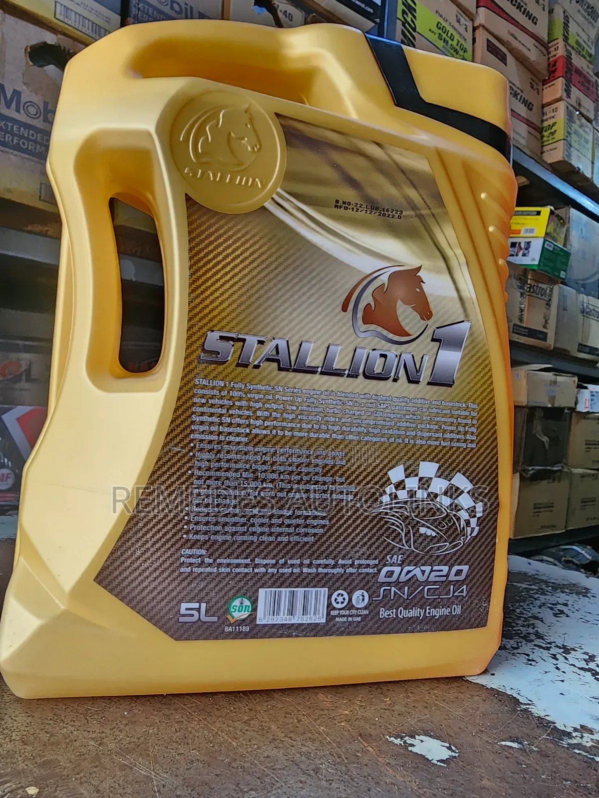 Stallion Oil Sae 0w 20 5l