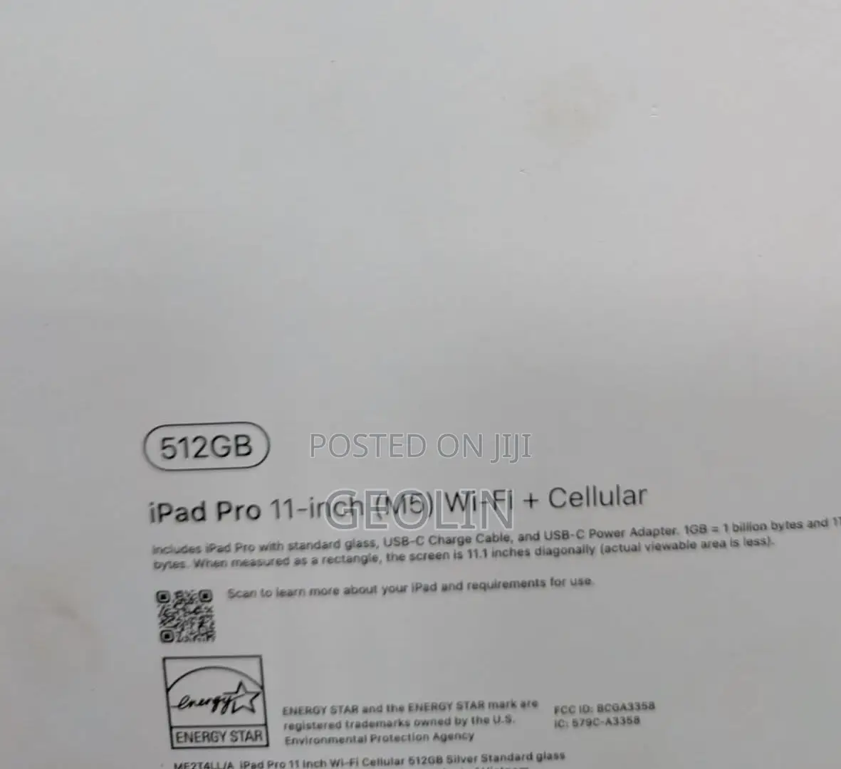 New Apple iPad Pro 11 (2025) 512 GB