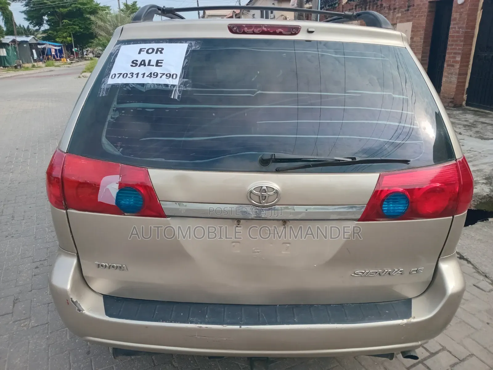 Toyota Sienna CE FWD 2006 Gray