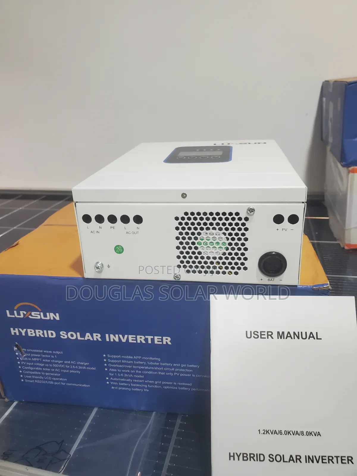 Luxsun 2kva 12v Hybrid Solar Inverter
