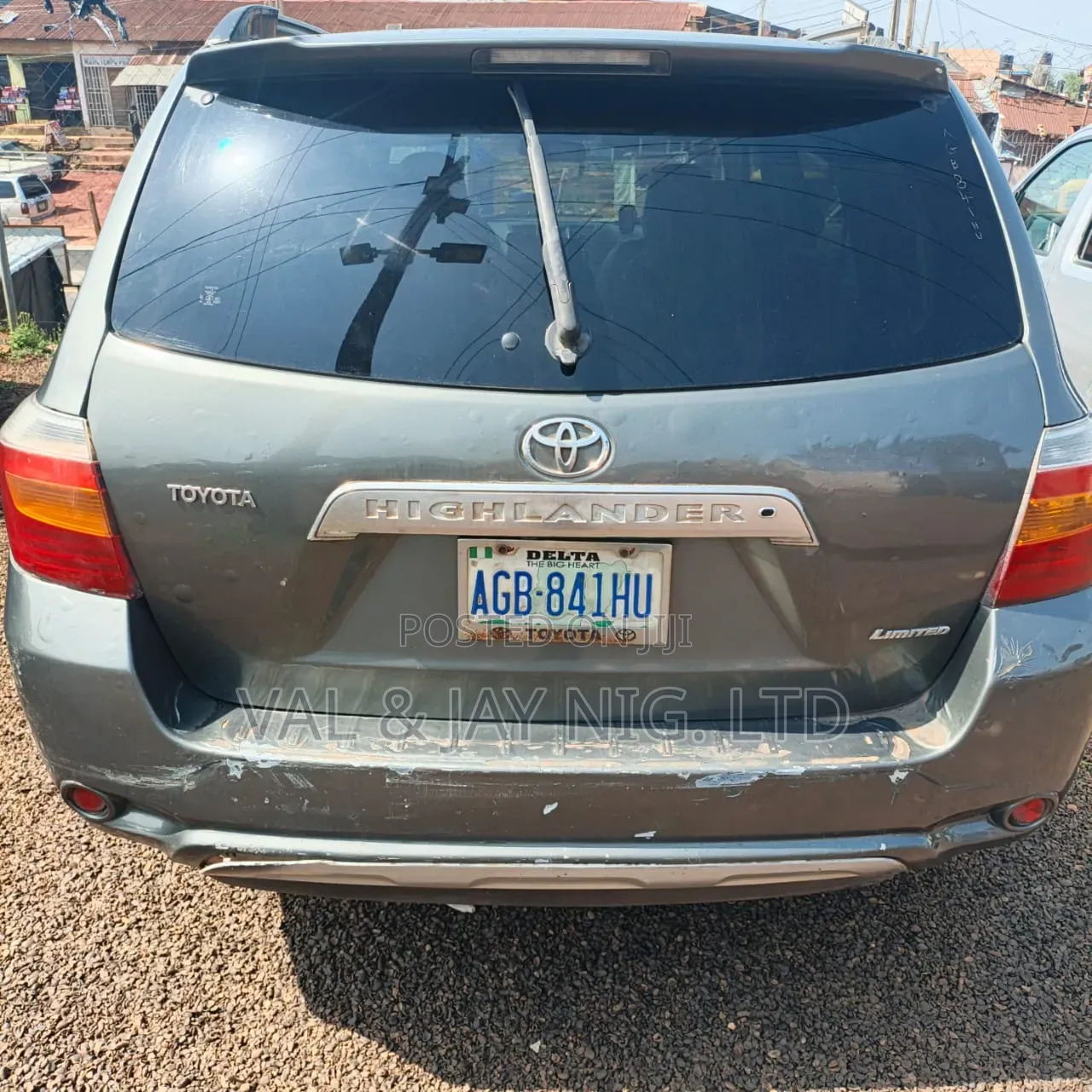 Toyota Highlander Limited V6 4x4 2007 Gray