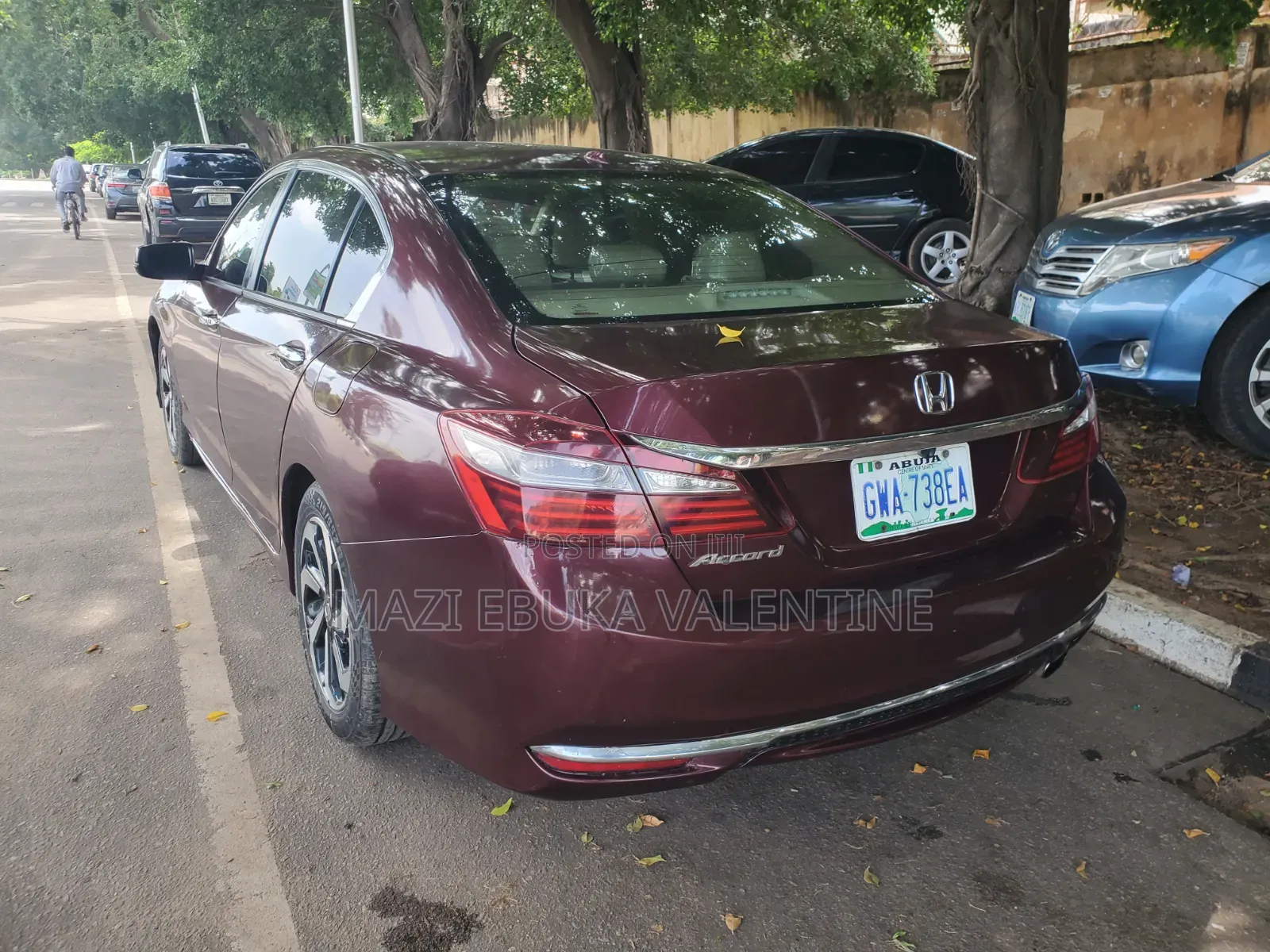 Honda Accord 2016 Burgundy
