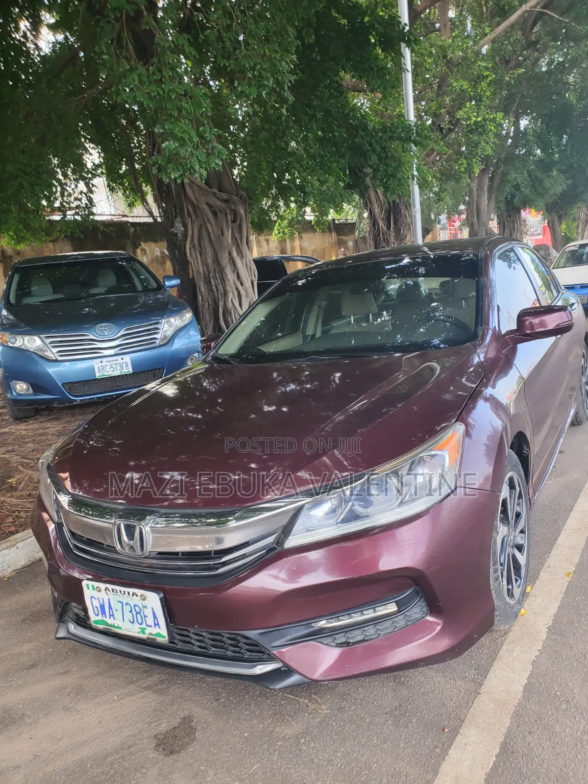 Honda Accord 2016 Burgundy