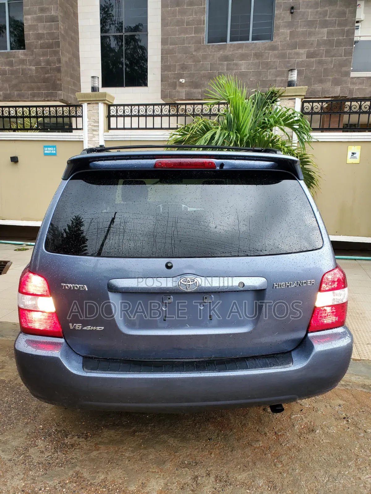 Toyota Highlander V6 4x4 2007 Blue