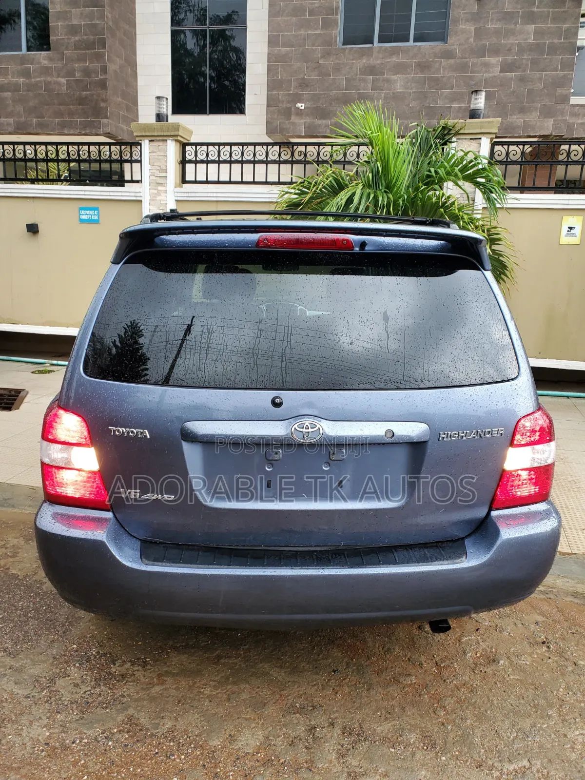 Toyota Highlander V6 4x4 2007 Blue
