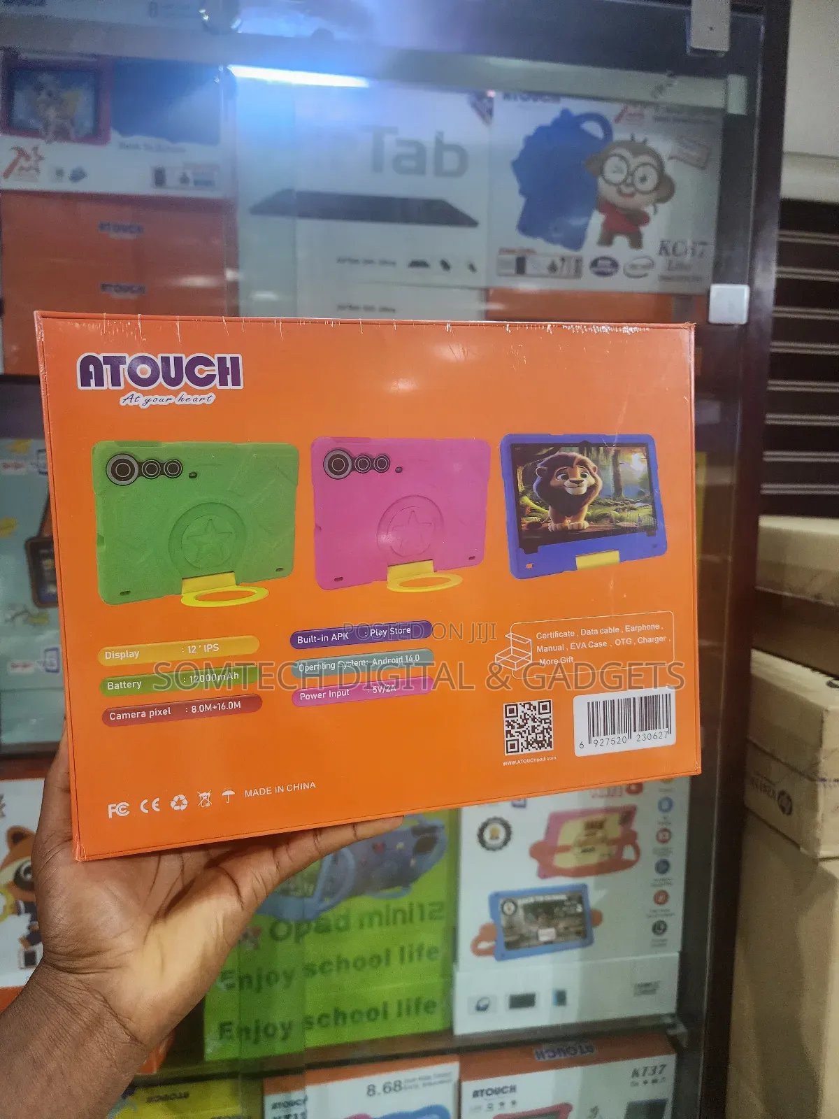 Children's Educational Tablet Atouch Kd57 12 Inches 512gb
