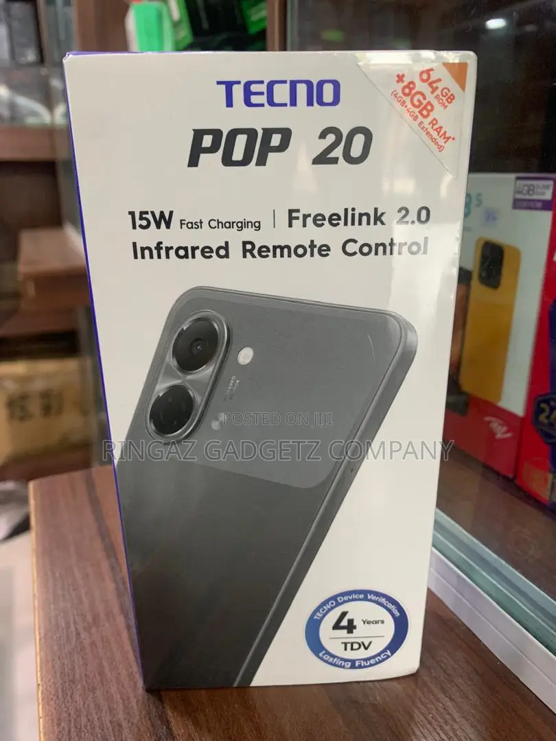 New Tecno Pop 20 64 GB Black