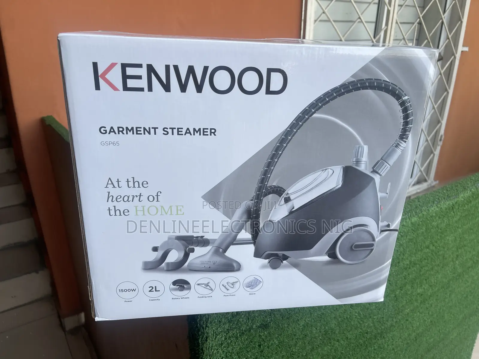 Original Kenwood Garment Steamer 2 Liters 1500watts