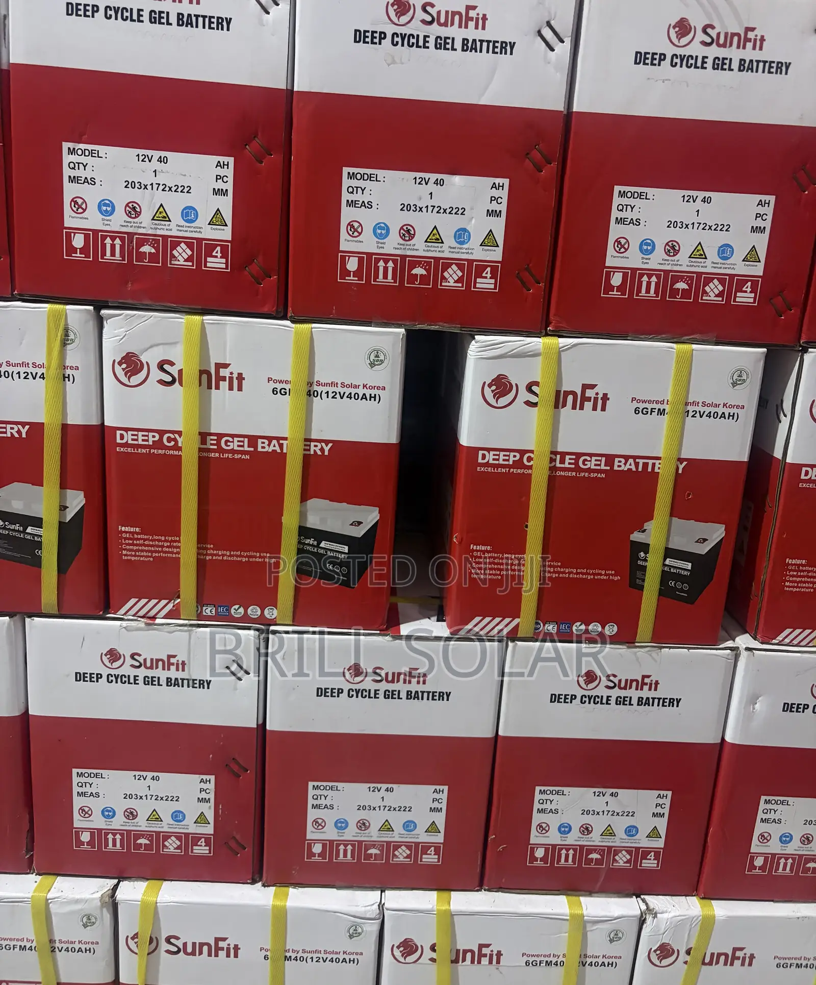 12v-40ah Sunfit Solar Agm Battery
