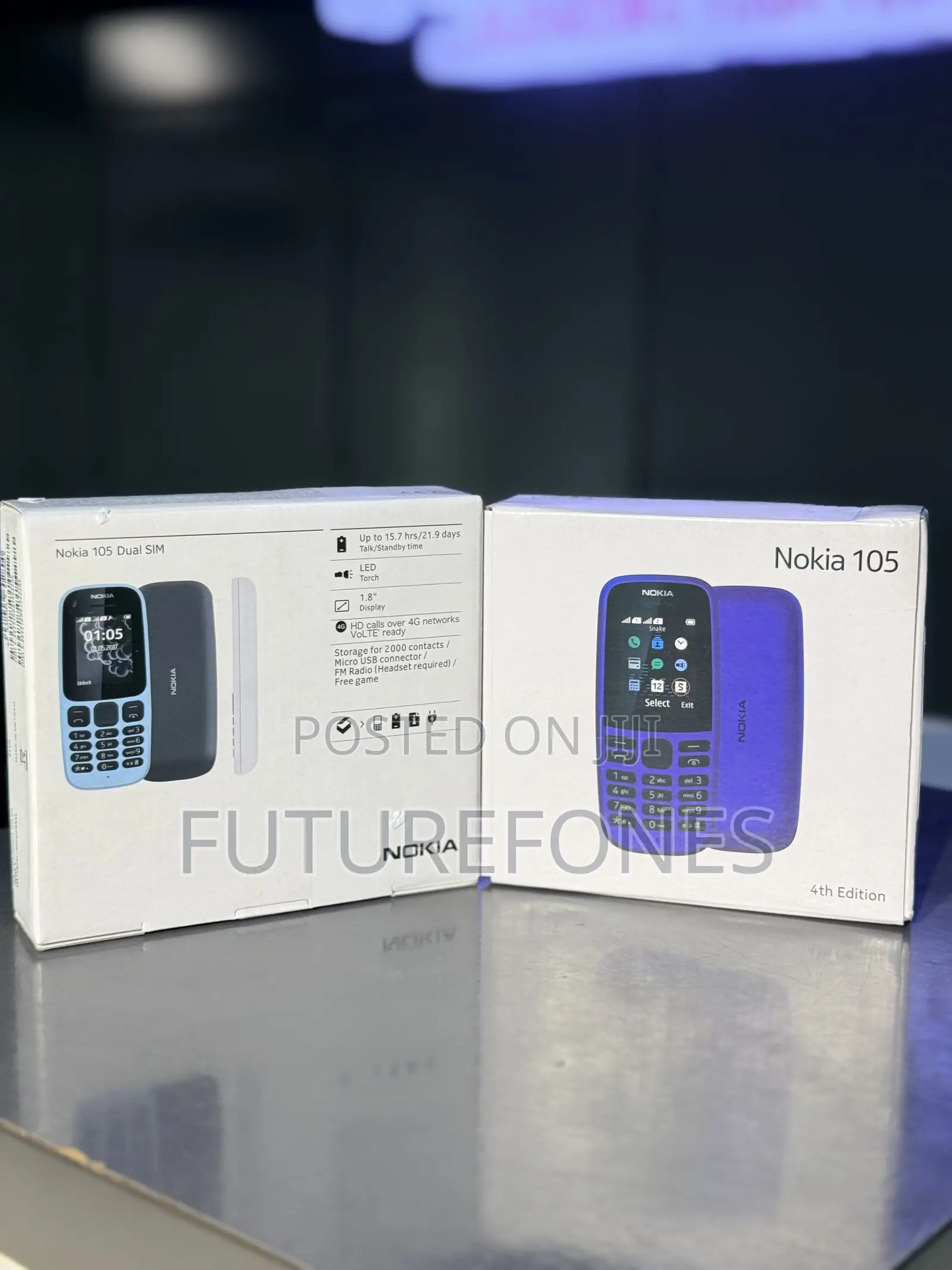 New Nokia 105 Blue