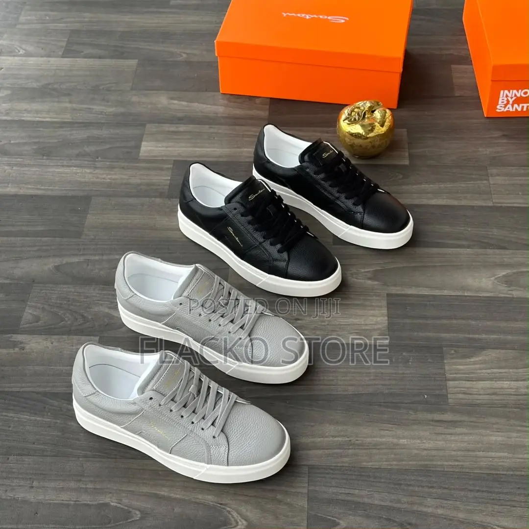Original Santoni Lace Up Sneakers