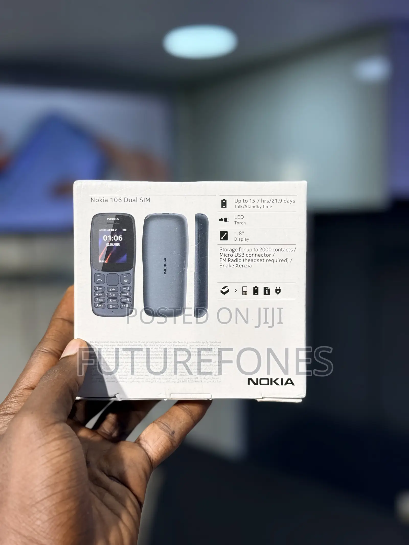 New Nokia 106 Black