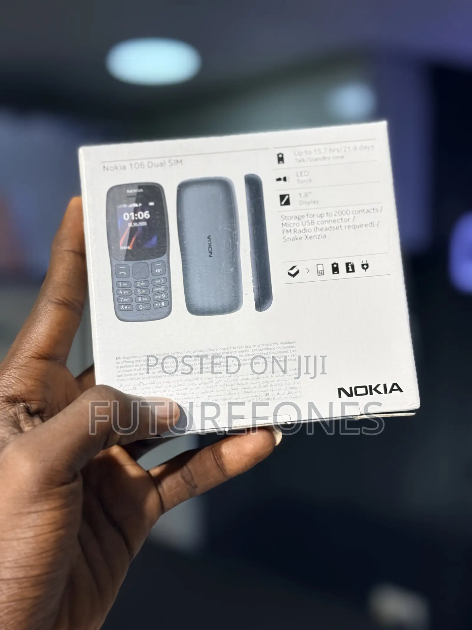New Nokia 106 Black