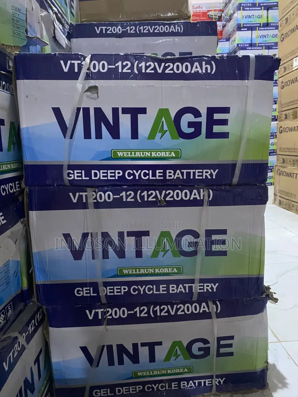 200a 12v Vintage Dry Cell Solar Energy Battery