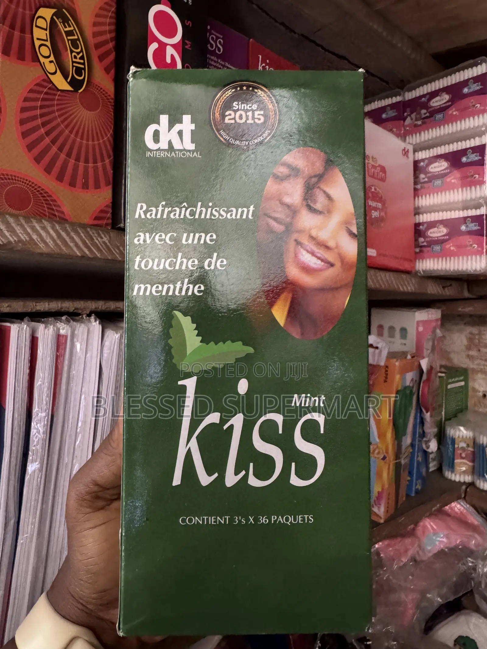 Kiss Condom 3’S X 36 Packs and Kiss Lube (Big)