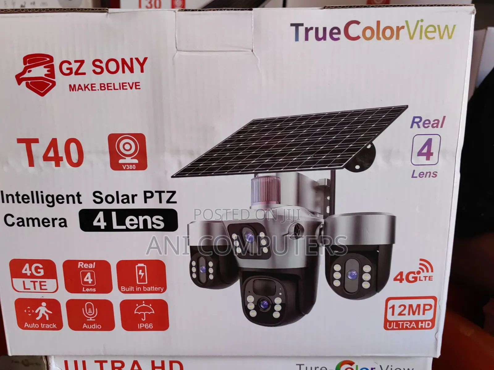 Gz Sony T40 V380 4g Real 4 Lens PTZ Camera