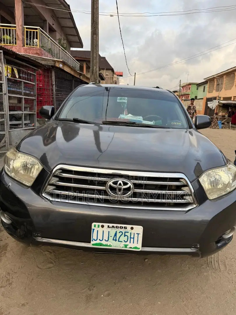 Toyota Highlander Limited 2009 Gray