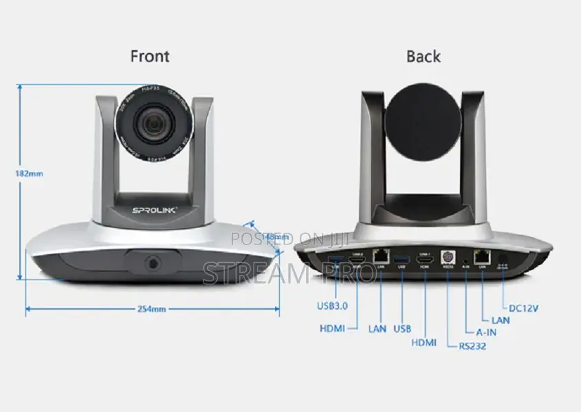 Sprolink Auto Tracking PTZ Camera With 20x Optical Zoom