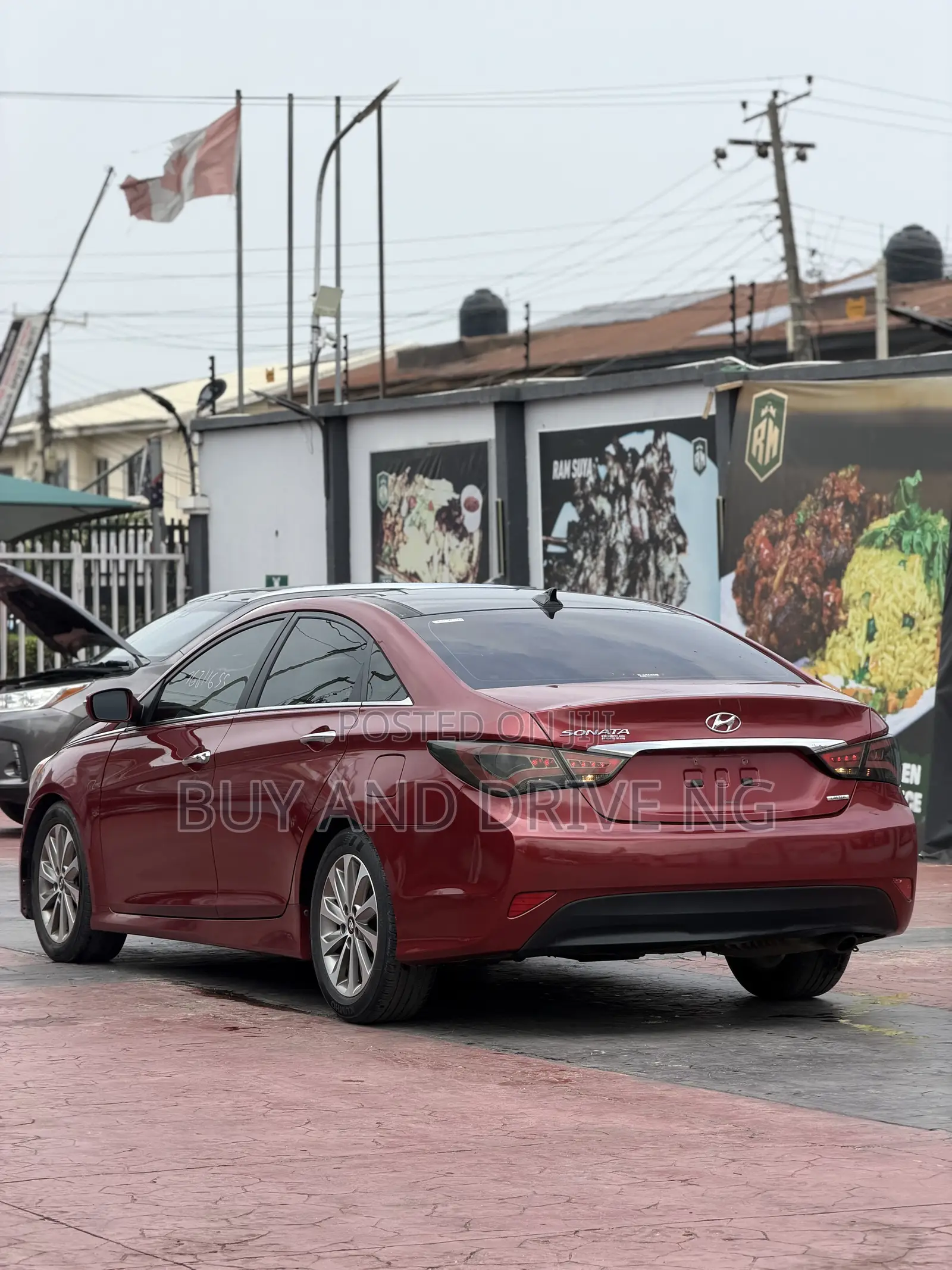 Hyundai Sonata Limited 4dr Sedan (2.4L 4cyl 6A) 2014 Red