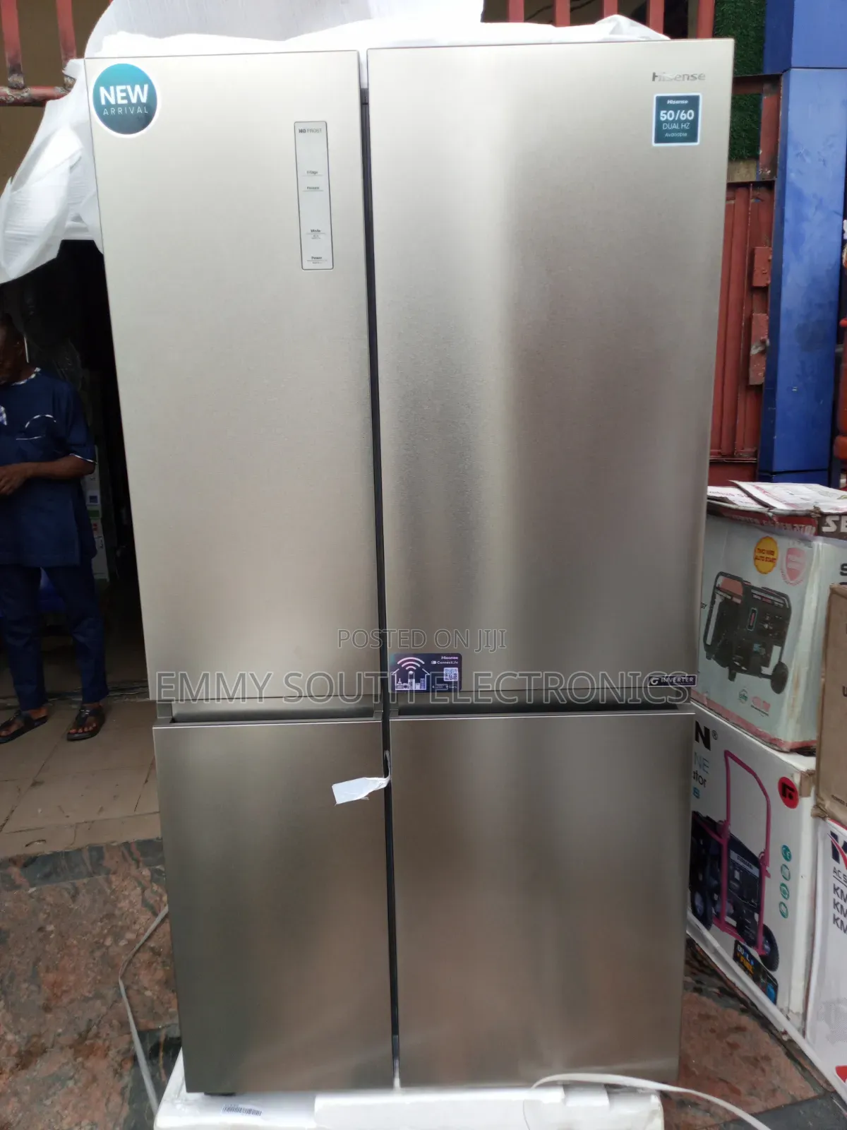 Hisenee Inverter Side by Side Fridge 635 Liters ( Rs87ws 240 Watts)