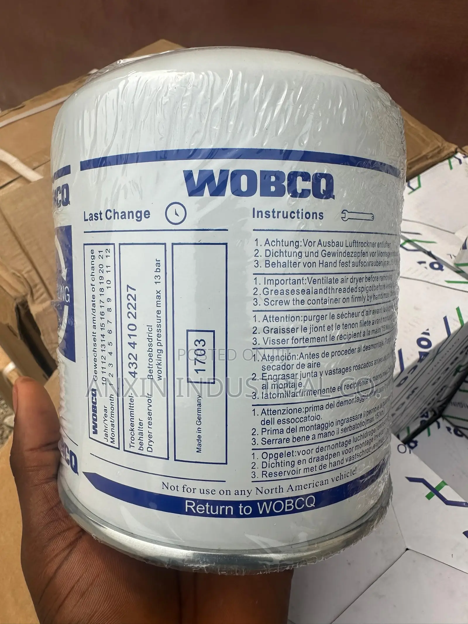 Air Dry Filter