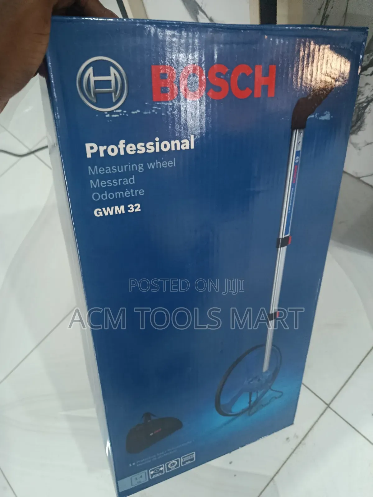Bosch GWM 32 Measuring Wheel – Distance Measuring Tool (32 Cm Wheel)