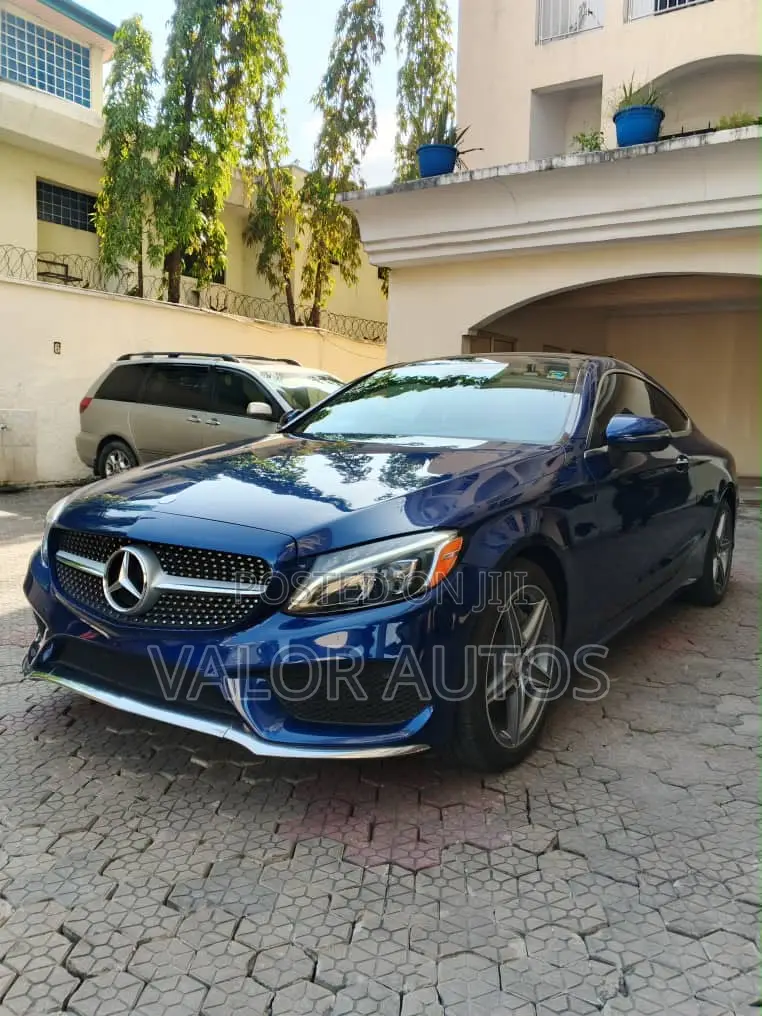 Mercedes-Benz C300 Base 4Matic Coupe AWD (2.0L 4cyl 7A) 2017 Blue