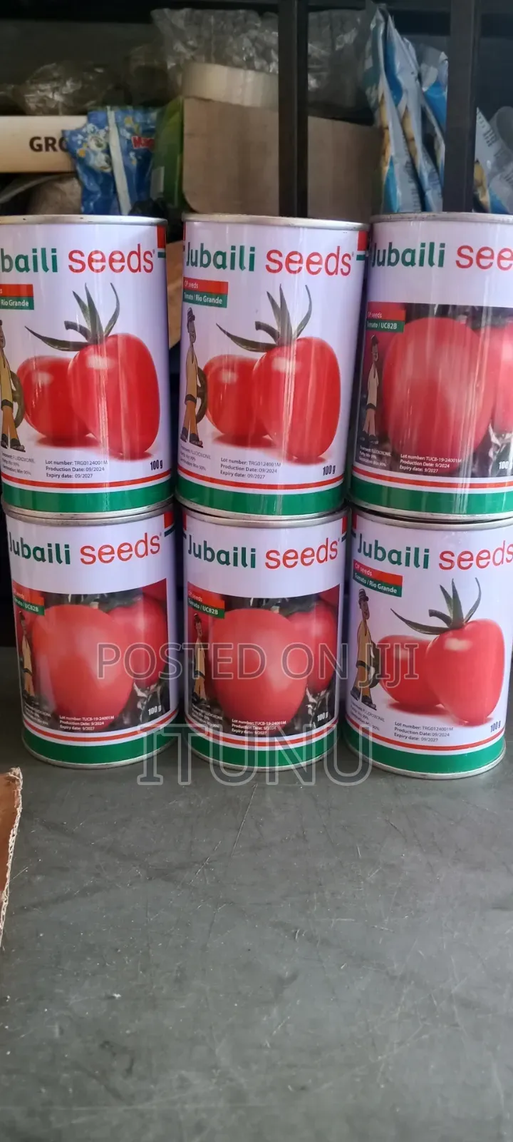 Tomatoes Uc82b 25g ,100g
