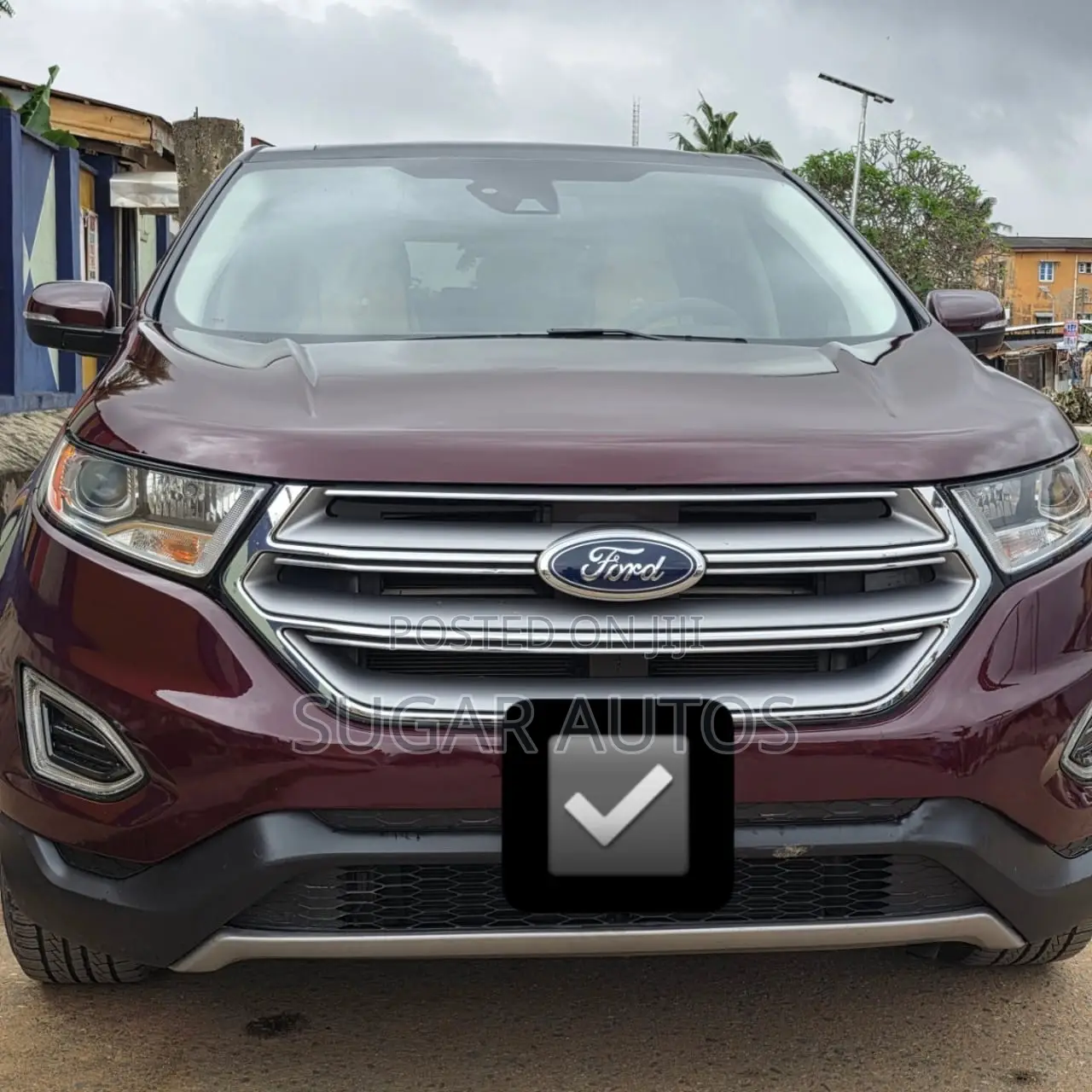 Ford Edge Titanium AWD 2018 Burgundy