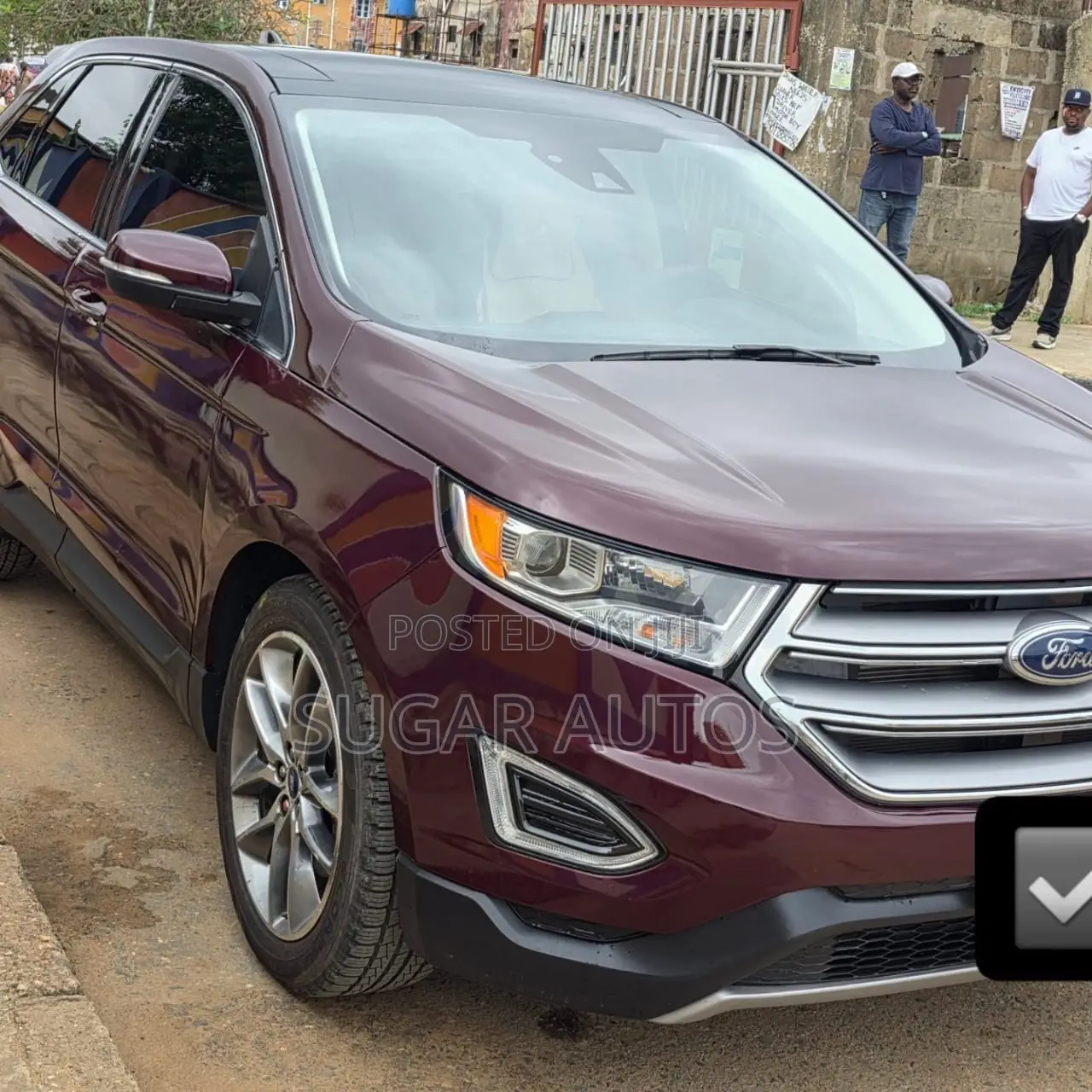 Ford Edge Titanium AWD 2018 Burgundy