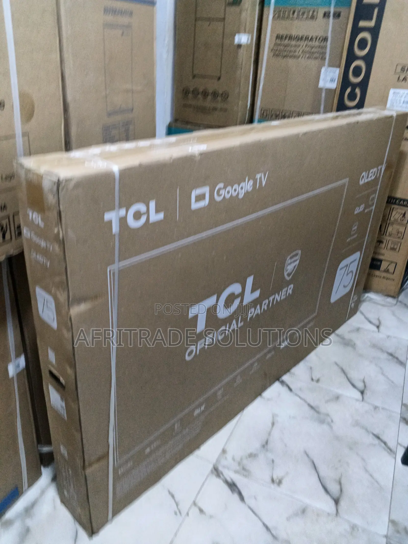 TCL 75" Qled Dolby Atmos Sound Tv