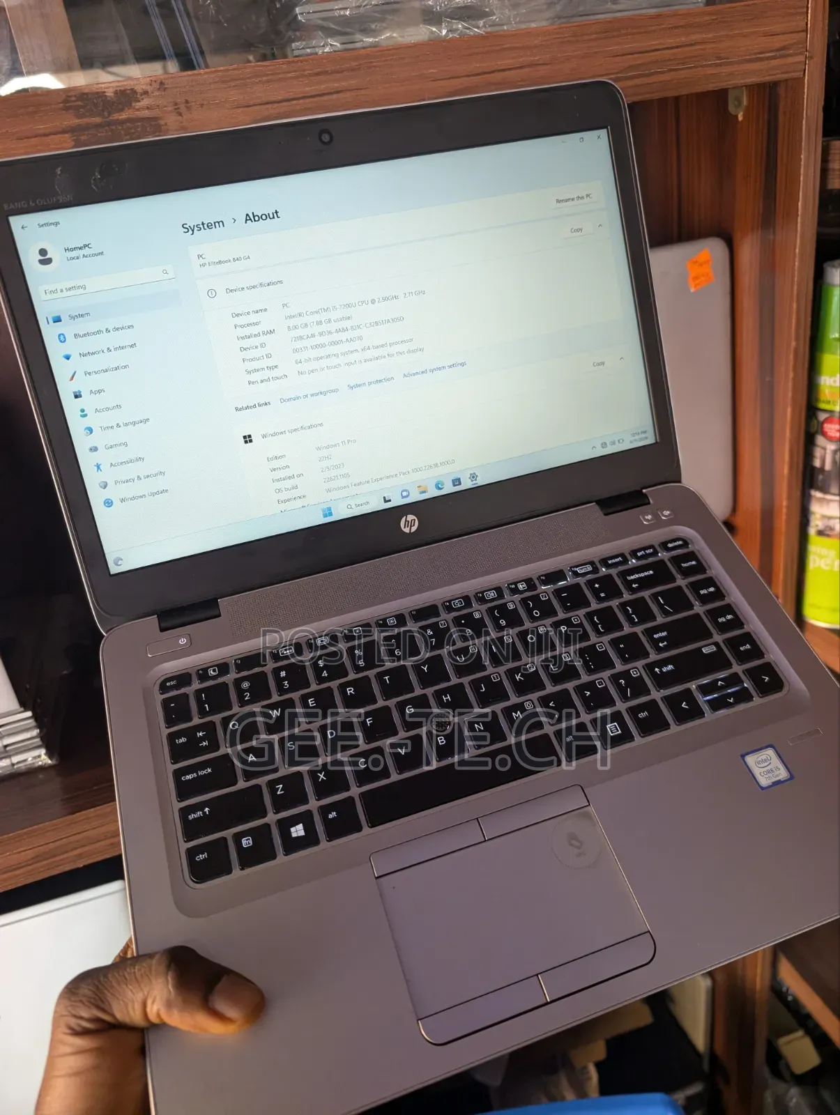 Laptop HP EliteBook 840 G4 8GB Intel Core i5 SSD 256GB