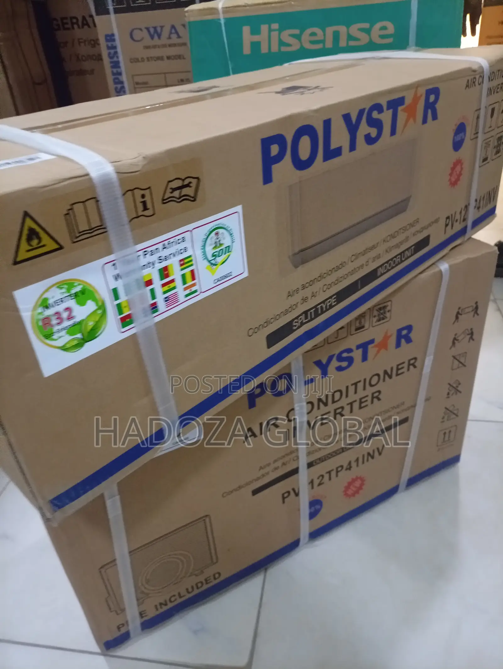 Polystar 1.5hp Inverter Split Unit Ac High Efficiency Cooling
