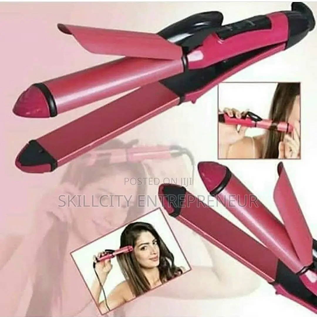 2 In 1 Hair Straightener And Curler