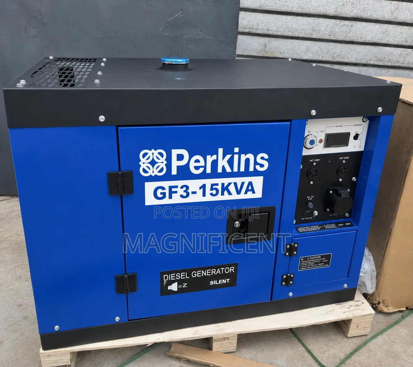 Perkins Gf3-15kva Silent Diesel Generator Soundproof, Fuel Efficient