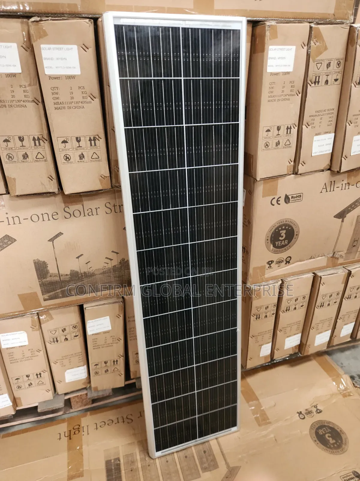 Original 150w Industrial Solar Street Light 14 Eyes