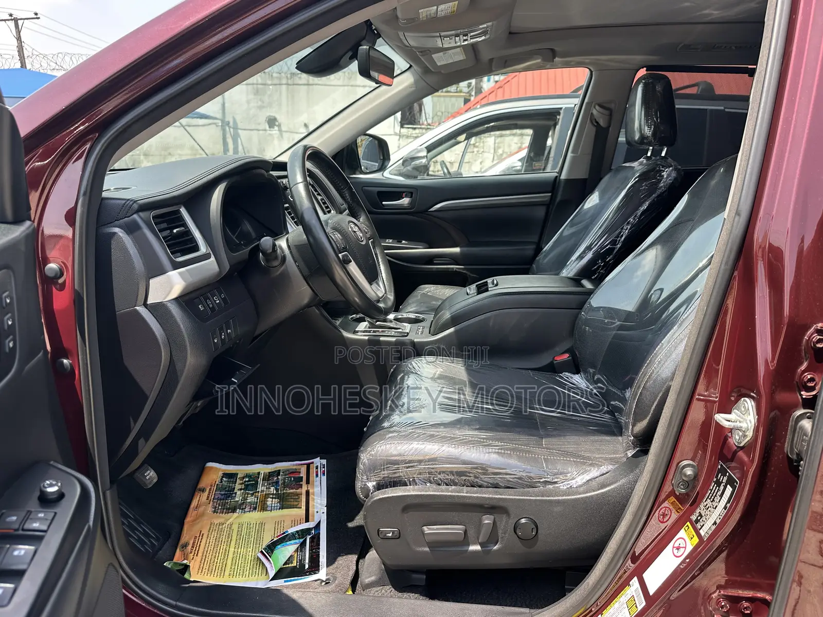 Toyota Highlander Limited Platinum 4x4 V6 (3.5L 6cyl 8A) 2018 Red