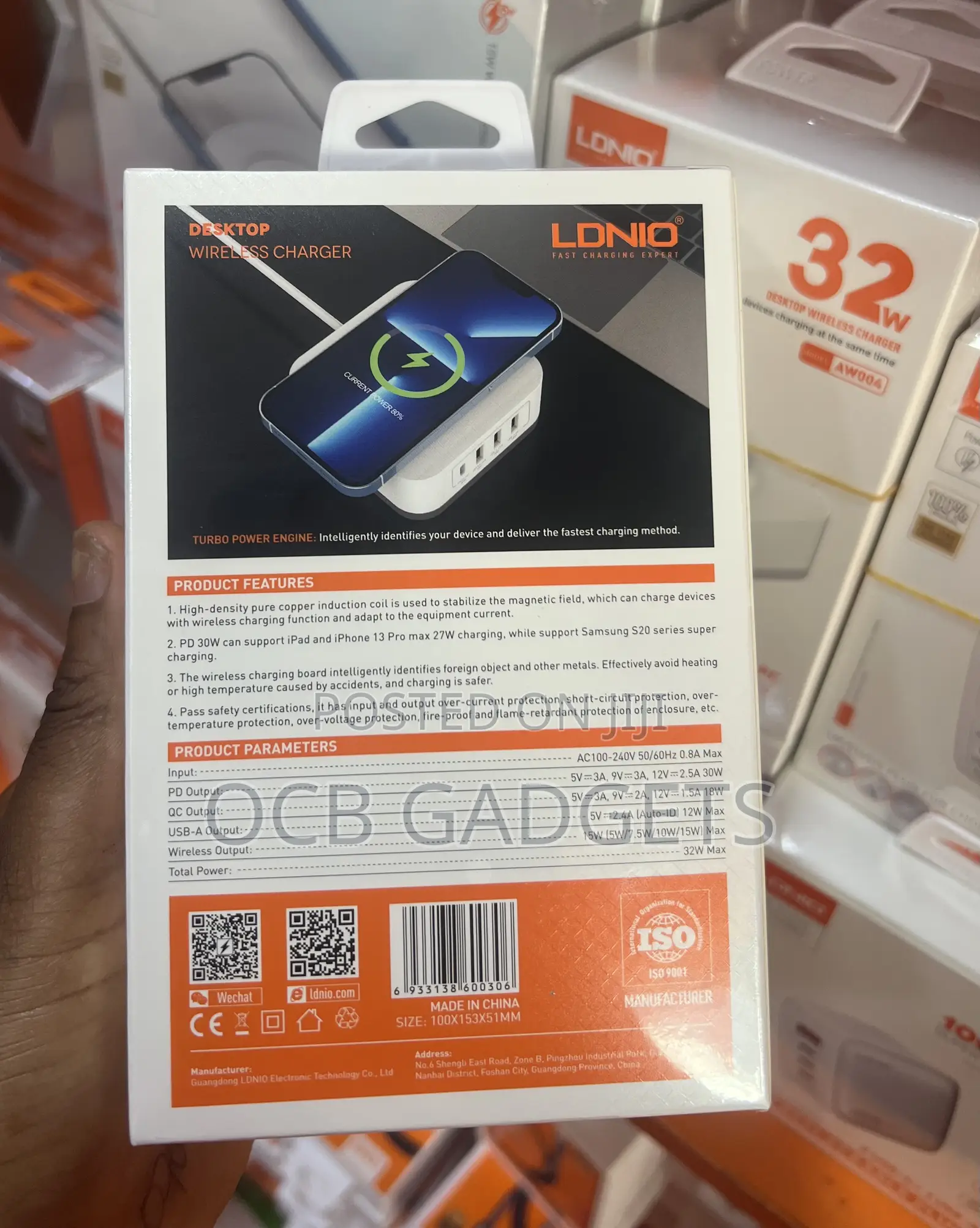 Ldnio 32w Desktop Wireless Charger