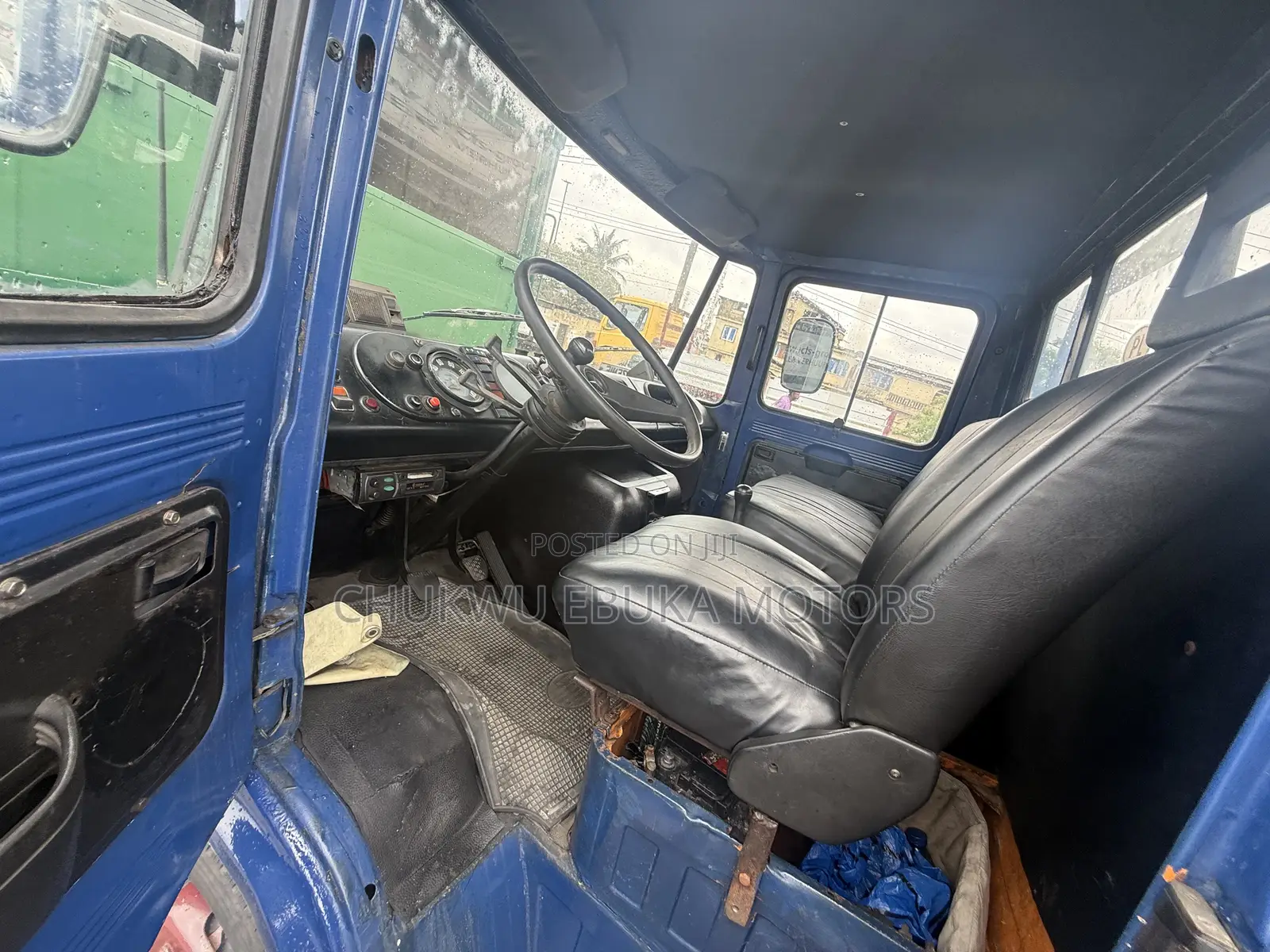Blue Mercedes Benz Actros 1999 Blue