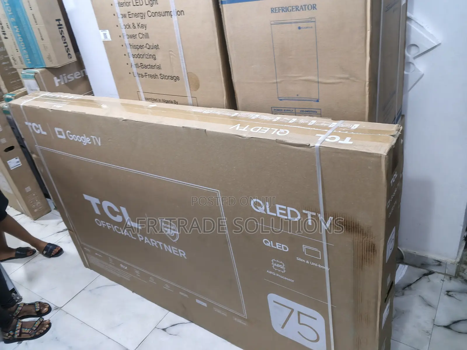 TCL 75" Qled Big Screen Entertainment Tv