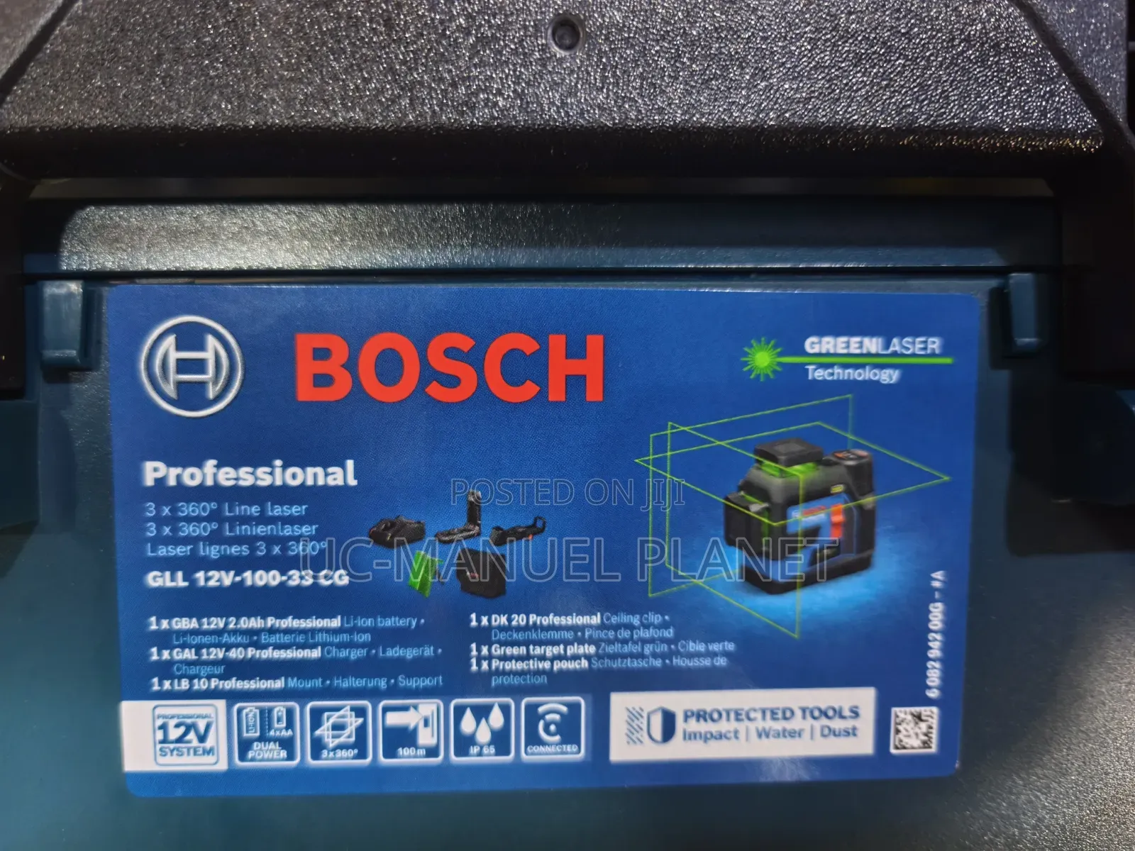 Bosch Line Laser GLL 12v-100-33 Cg