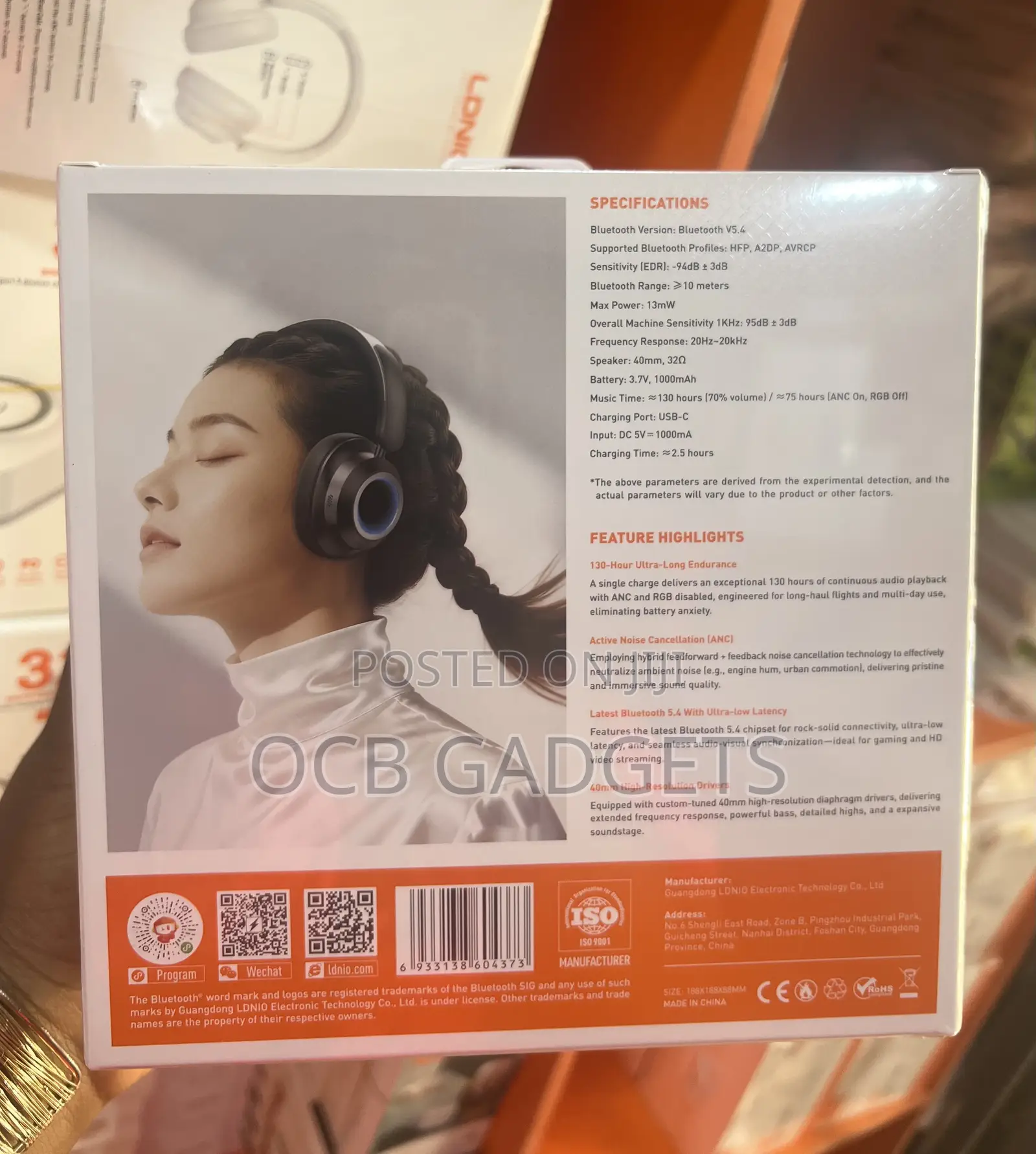 Ldnio on-Ear Wireless Headphones